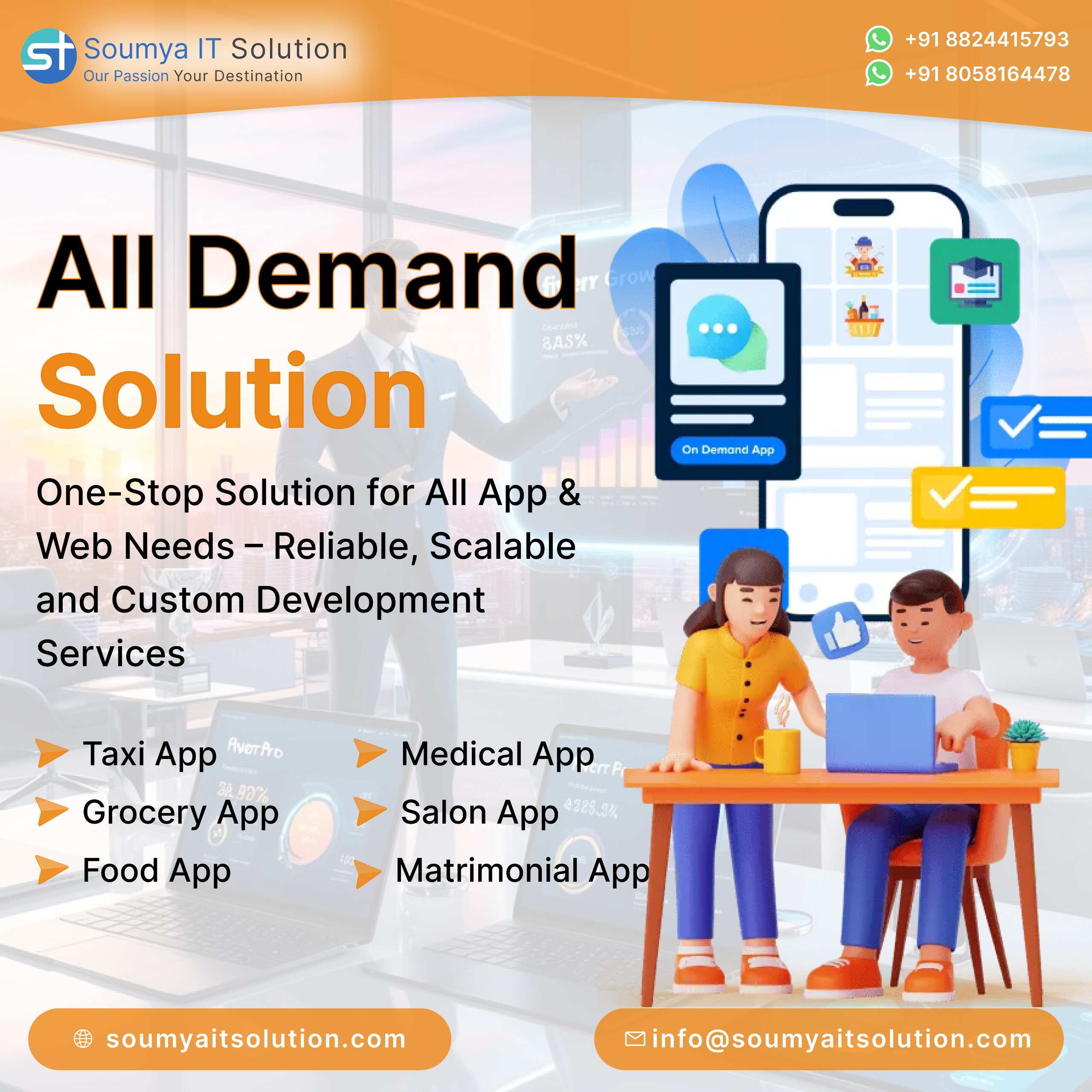 One-Stop Partner for All On-Demand App
