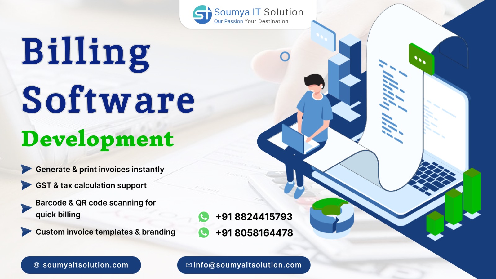 Business with Custom Billing Software