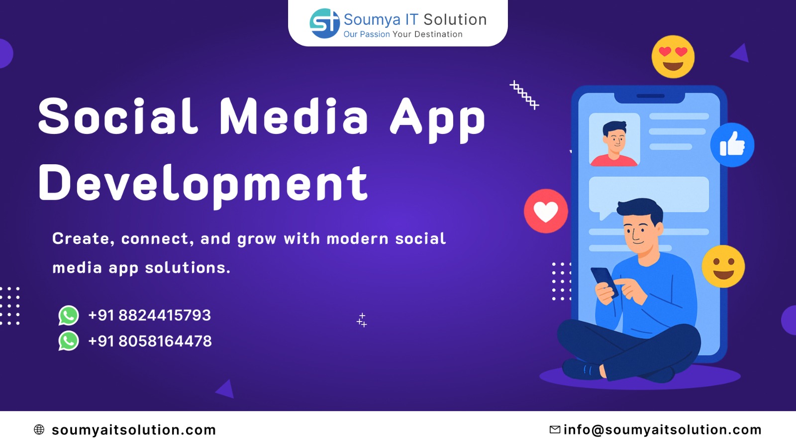 custom social media app development