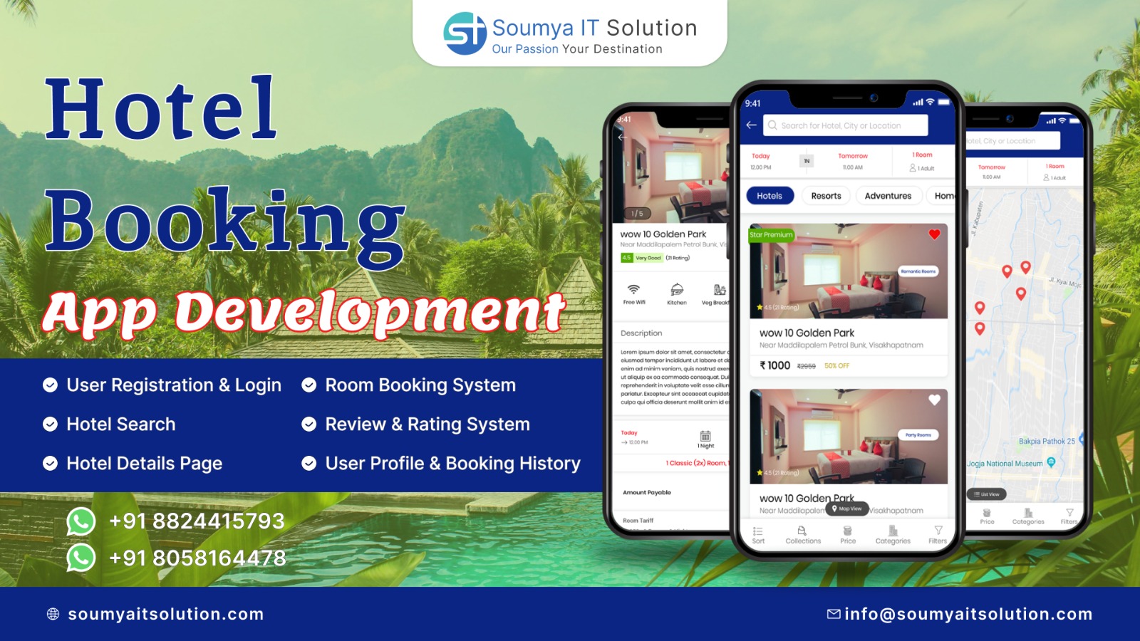 Hotel Booking App Development: Key Features for a Seamless Travel Experience