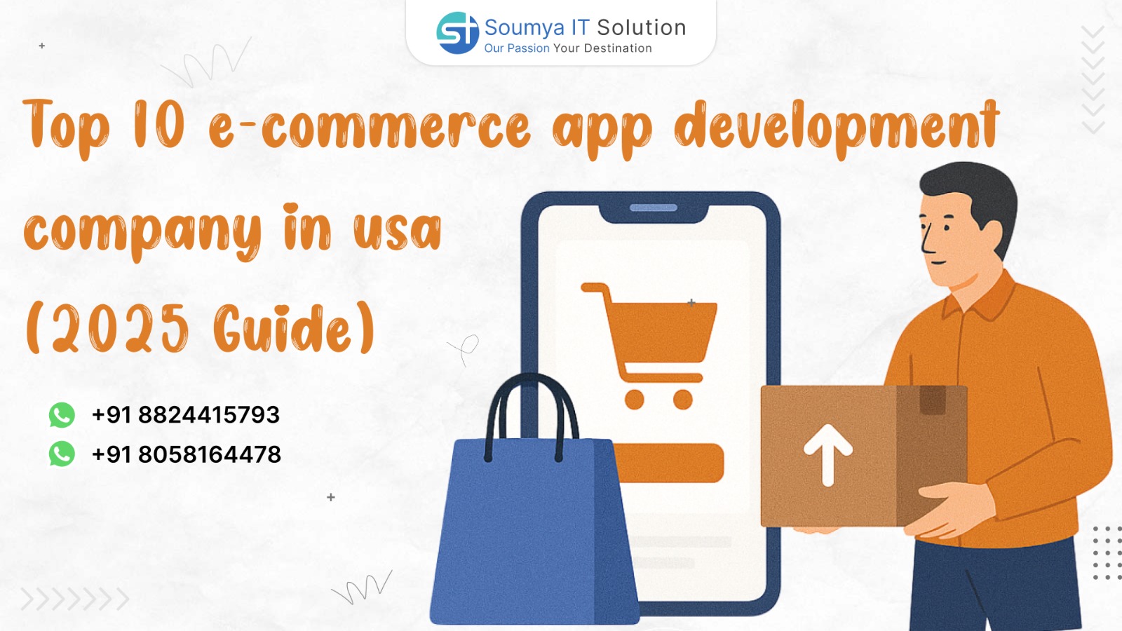 Top 10 e-commerce app development company in usa(2025 Guide)