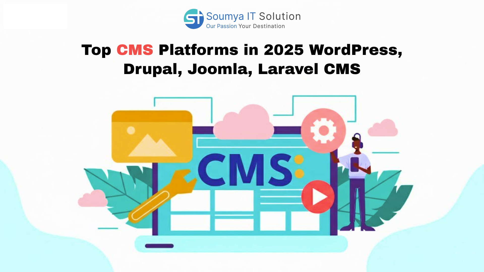 Top CMS Platforms in 2025: WordPress, Drupal, Joomla, Laravel CMS