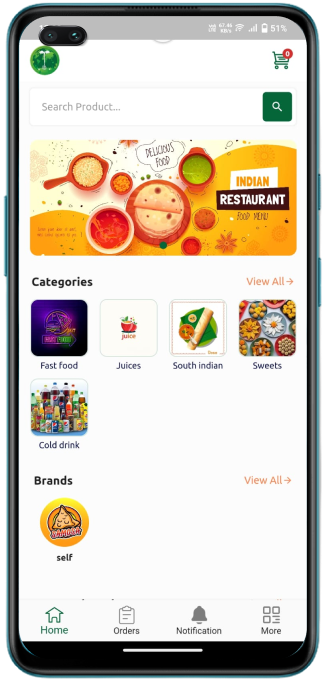 food delivery app develope in india