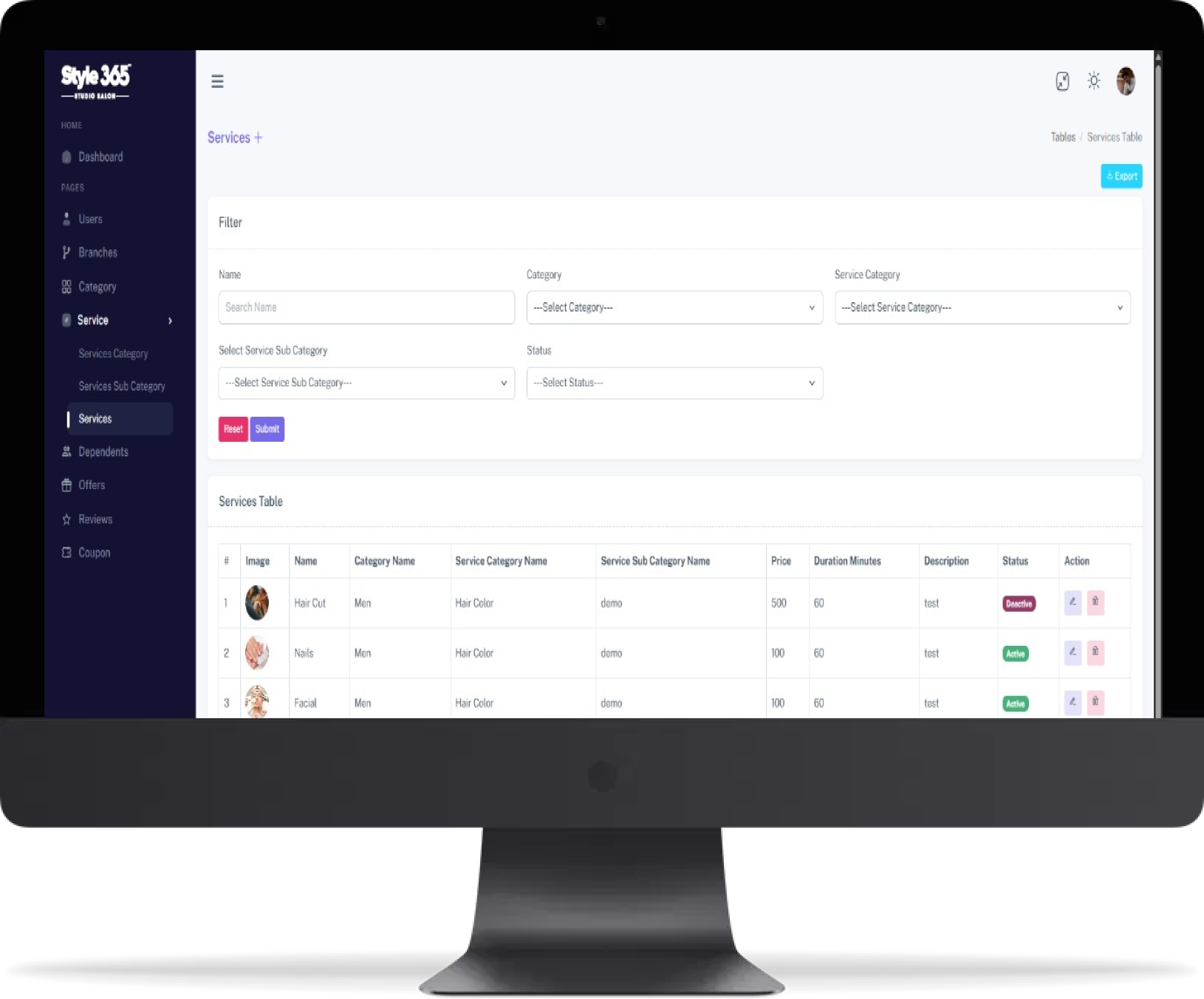 Customer App Features