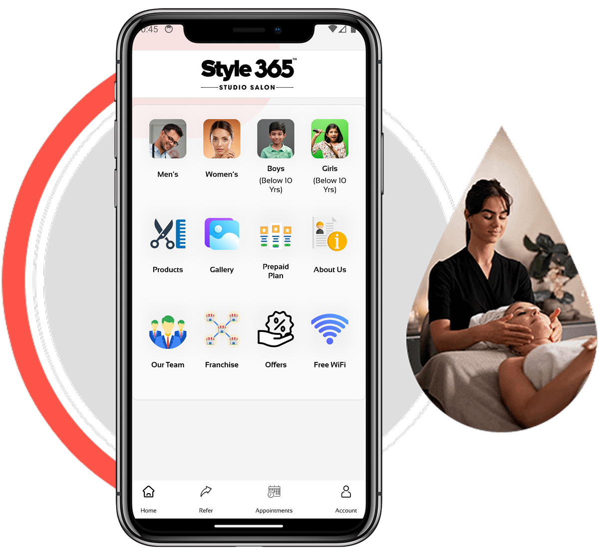 salonappscreen_spa Apps Development